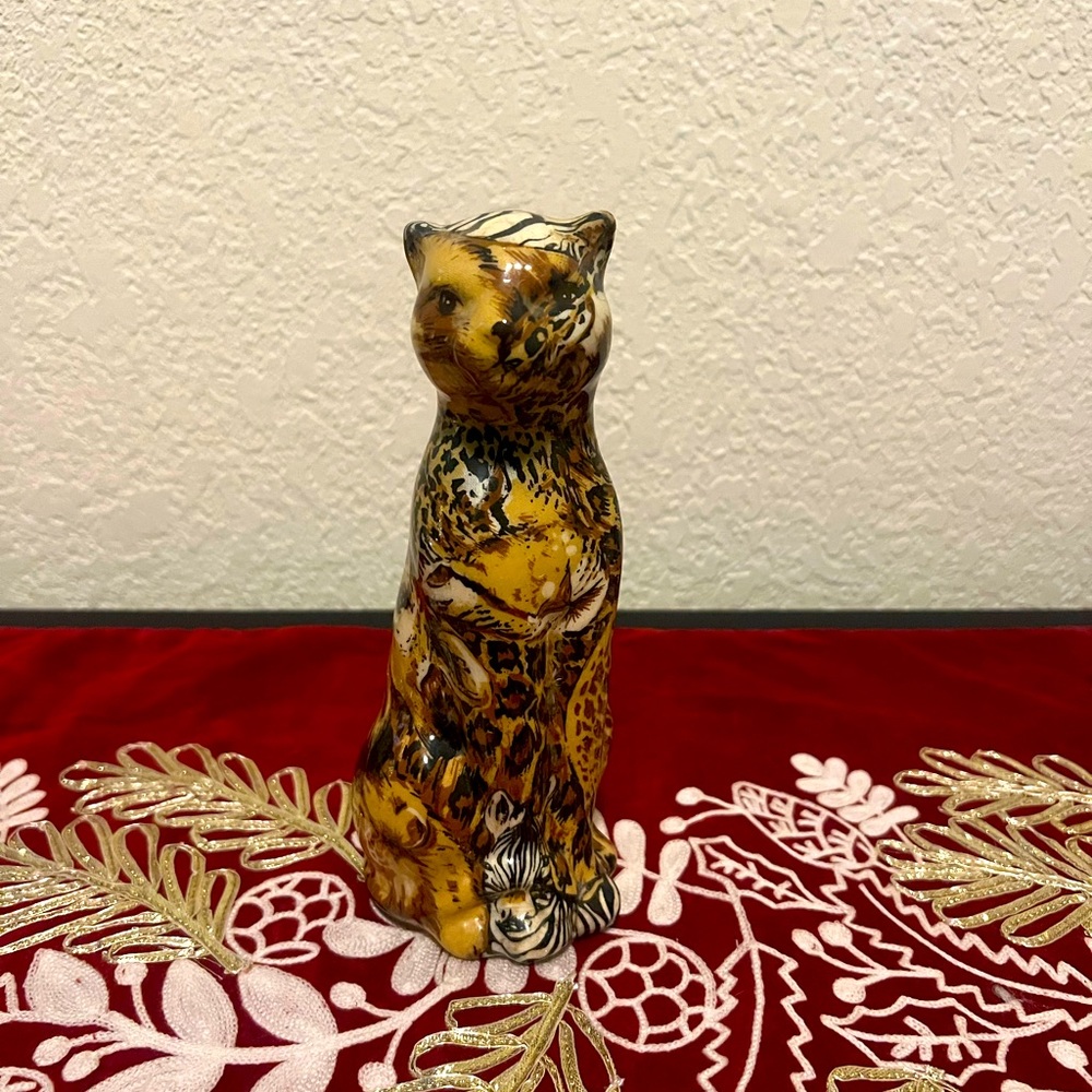 LaVie Figurine Tiger Animal African Safari Leopard Zebra Animal Print